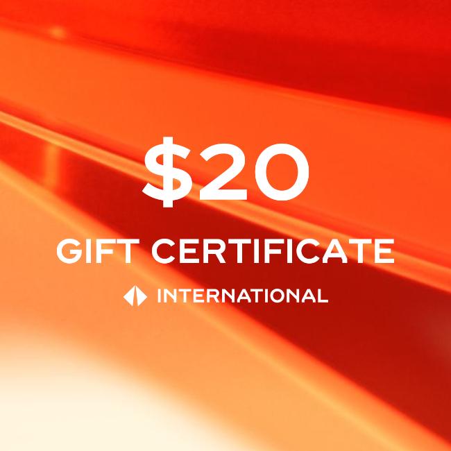 Main image of $20 Gift Certificate